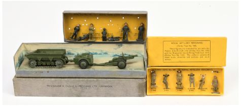 Dinky No.162 18-Pounder Field Gun Unit & Soldiers
