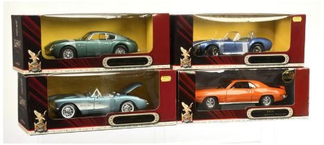 Road Signature 1/18th group (1) 92018 1957 Chevrolet Corvette (2) 92729 1961 Aston Martin DB4GT Z...