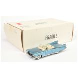 Franklin Mint B11S065 1/24th scale 1959 Cadillac Eldorado Seville Biarritz Convertible - blue, wh...