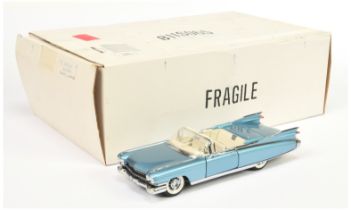 Franklin Mint B11S065 1/24th scale 1959 Cadillac Eldorado Seville Biarritz Convertible - blue, wh...