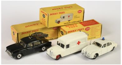 Dinky Group of Emergency Service Vehicles
