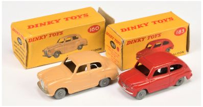 Dinky 183 Fiat 600 & 160 Austin A30 Saloon