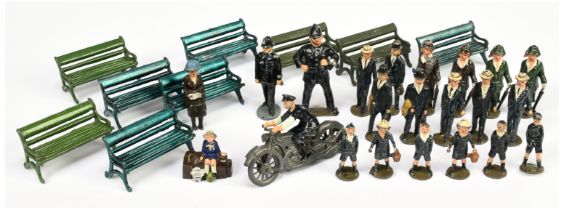 John Hill Railway Series Passengers & Police Motorcycle