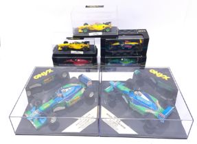 Onyx, a boxed group of Formula 1 models