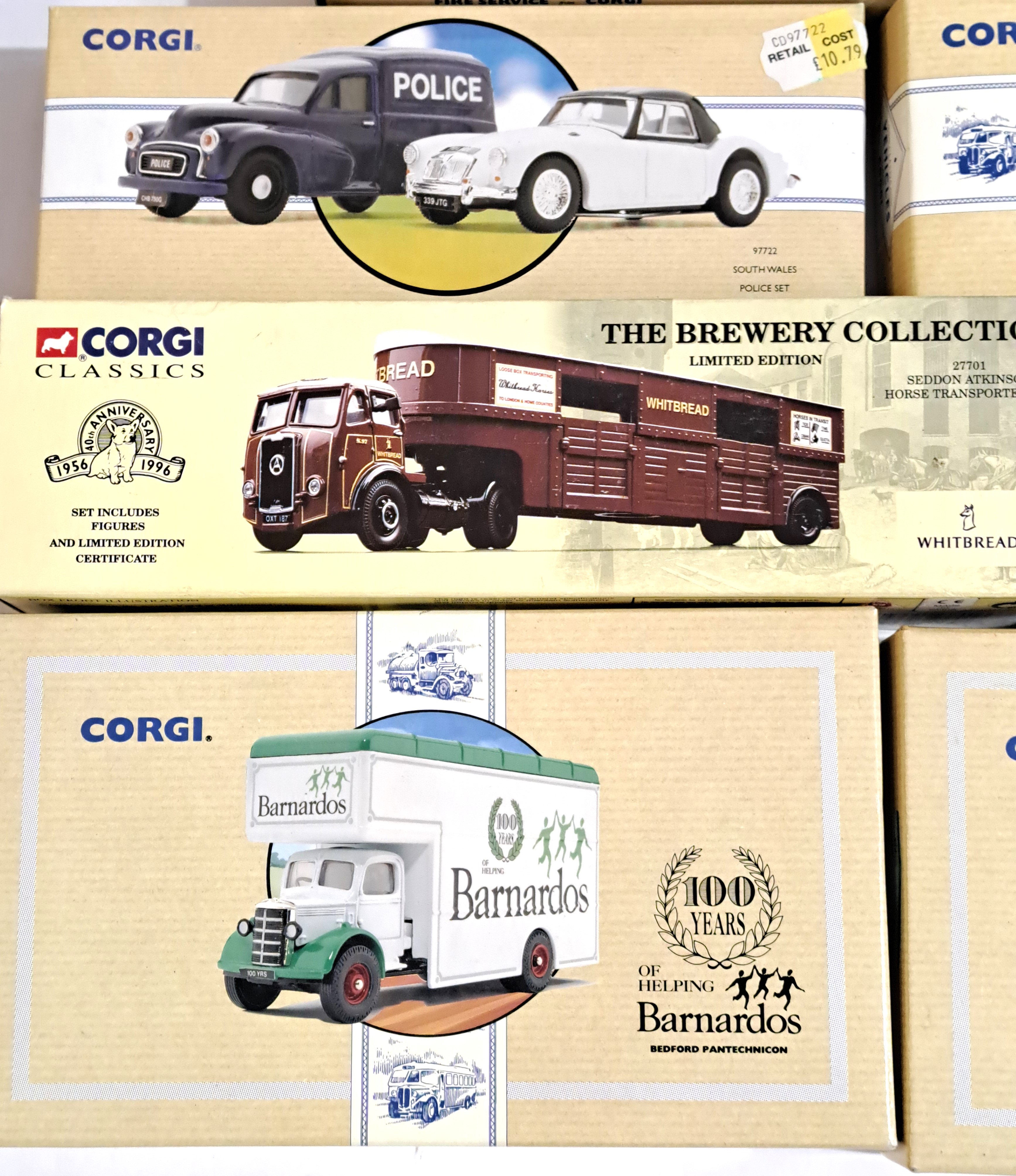 Corgi Classics, a boxed group comprising of Commercial and Emergency vehicles - Image 2 of 4