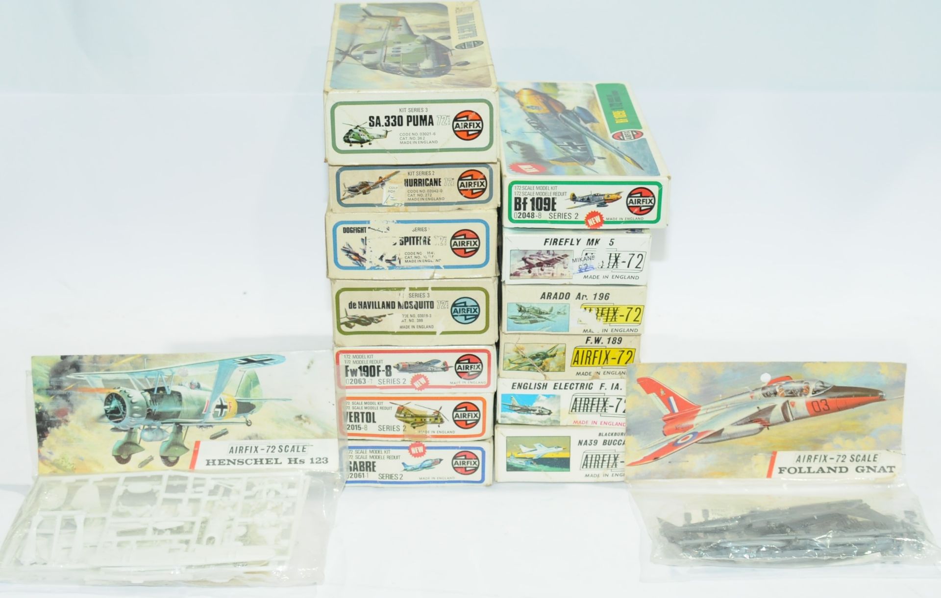 Airfix a boxed group of model aircraft kits