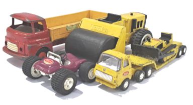 Dinky and Tonka A Mixed Unboxed Group to include Tonka Truck and Tonka Steamroller, Dinky "Spectr...