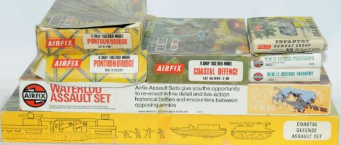 Airfix a boxed group of military kits