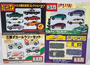 Tomy A Group Of Japanese Car Sets