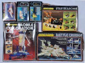 Airfix "Micronauts" a Mixed Boxed Group to include Battle Cruiser, Star Searcher, Mobile Explorat...