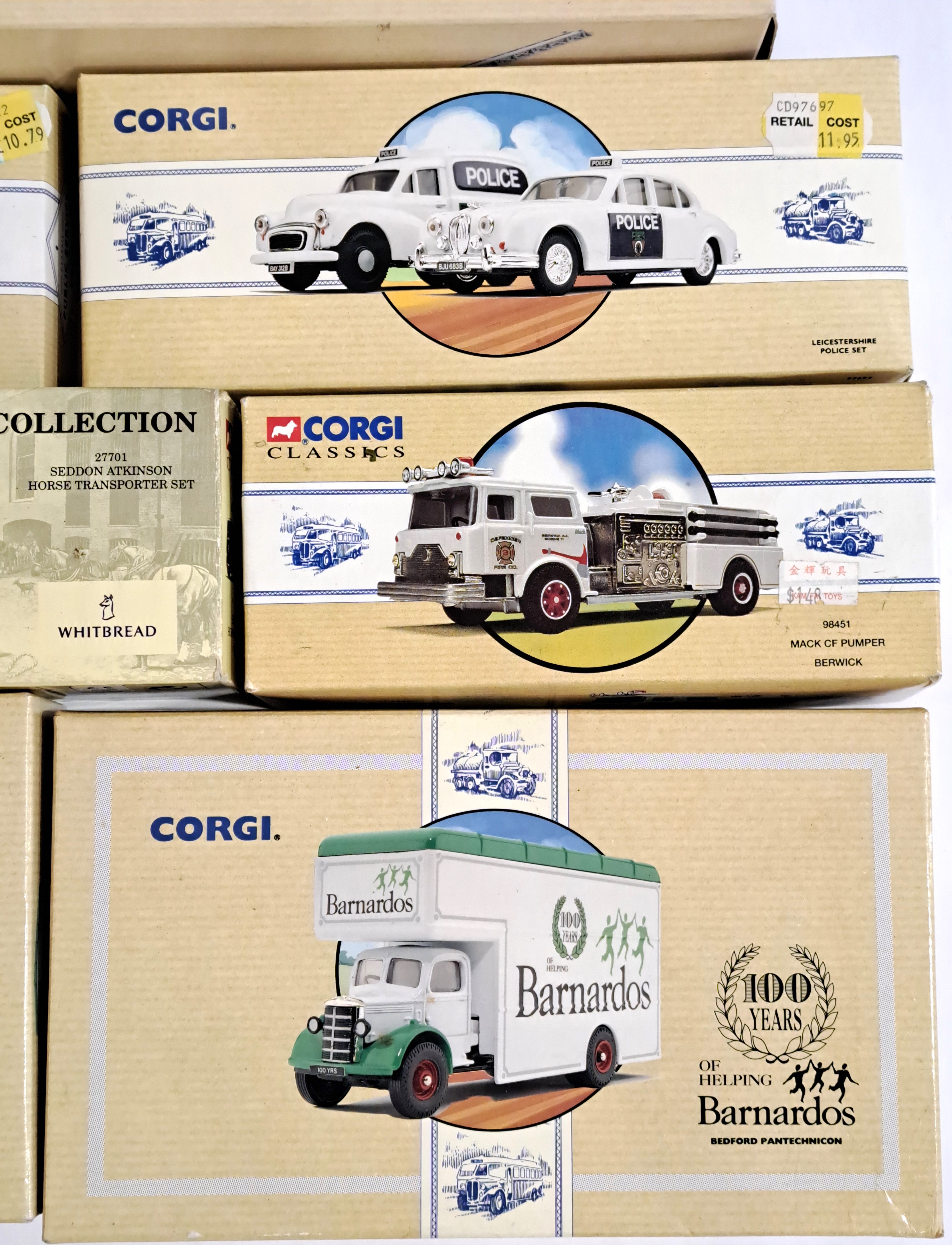 Corgi Classics, a boxed group comprising of Commercial and Emergency vehicles - Image 3 of 4