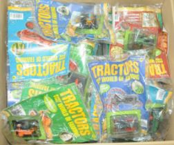 Hachette Partworks a boxed group of Tractors and similar items with magazines