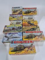 Airfix kits Military planes and helicopters