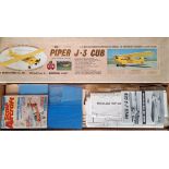 SIG (American) a boxed Plastic and Balsawood 1/4 Scale PIPER J-3 CUB