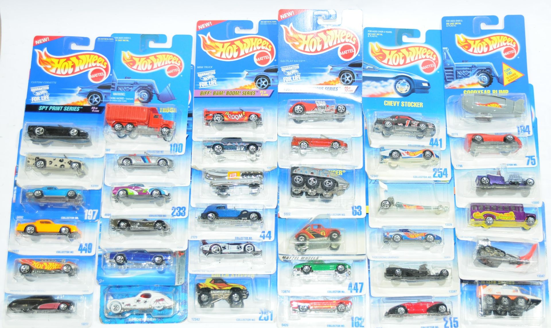 Hot Wheels a carded group to include