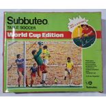 Subbuteo World Cup Edition, to include generic blue and white team, generic red and white team an...