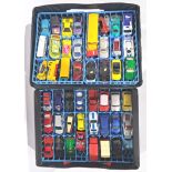 Matchbox, Tomica, Corgi and similar. 48 Car Carry Case "Fast Lane" to contain x50+ Cars/Vehicles