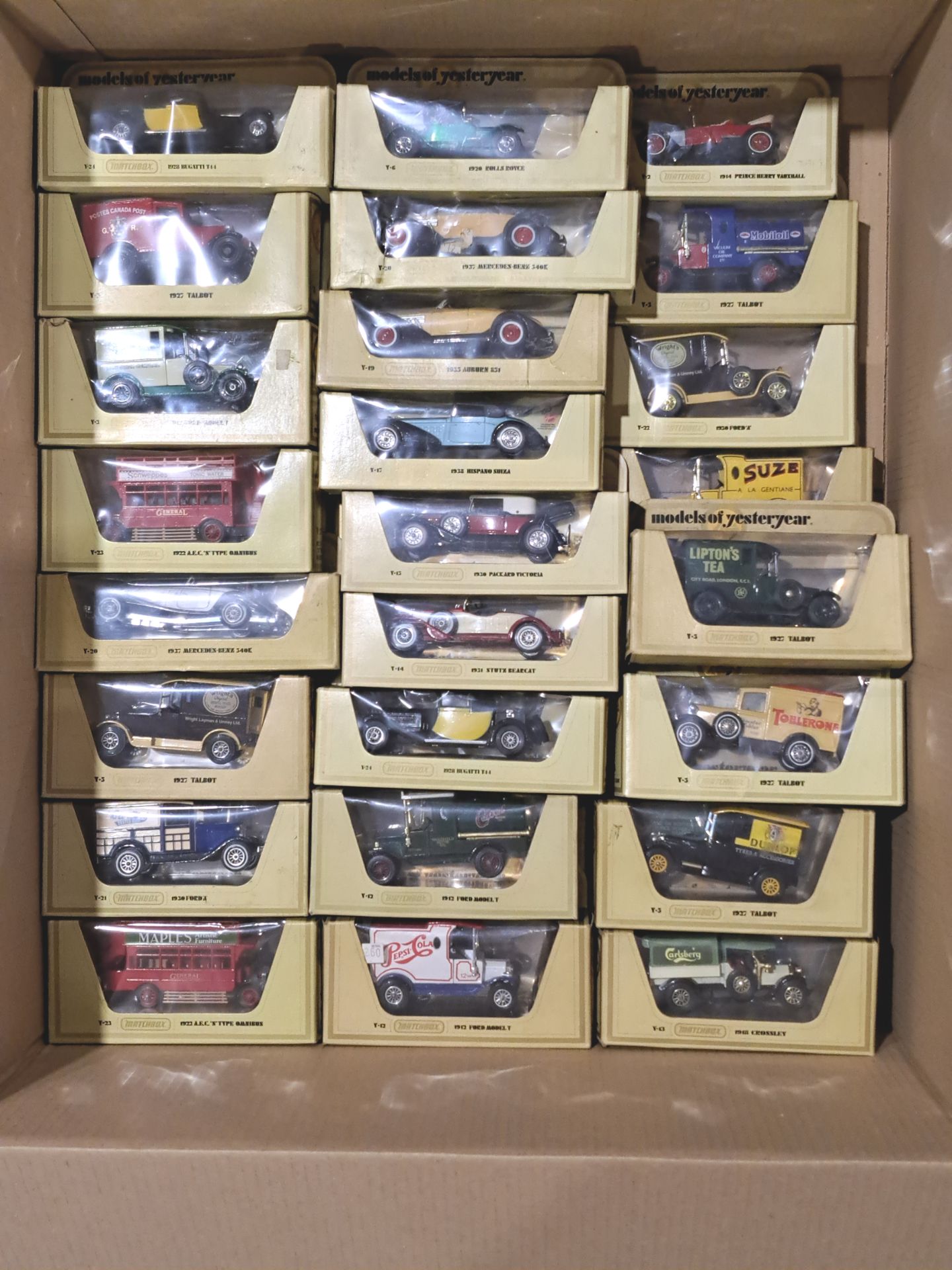 Matchbox Models of Yesteryear. A Mixed Boxed Group to include Matchbox Y-12 1912 Ford Model T "Ro... - Image 2 of 2