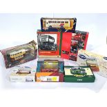 Corgi & EFE, a boxed Bus and Tram group to include multi vehicle sets