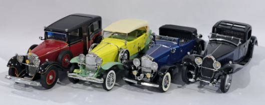 Franklin Mint a Unboxed Group to include Bugatti, Duesenberg and similar. Some vehicles may have ...