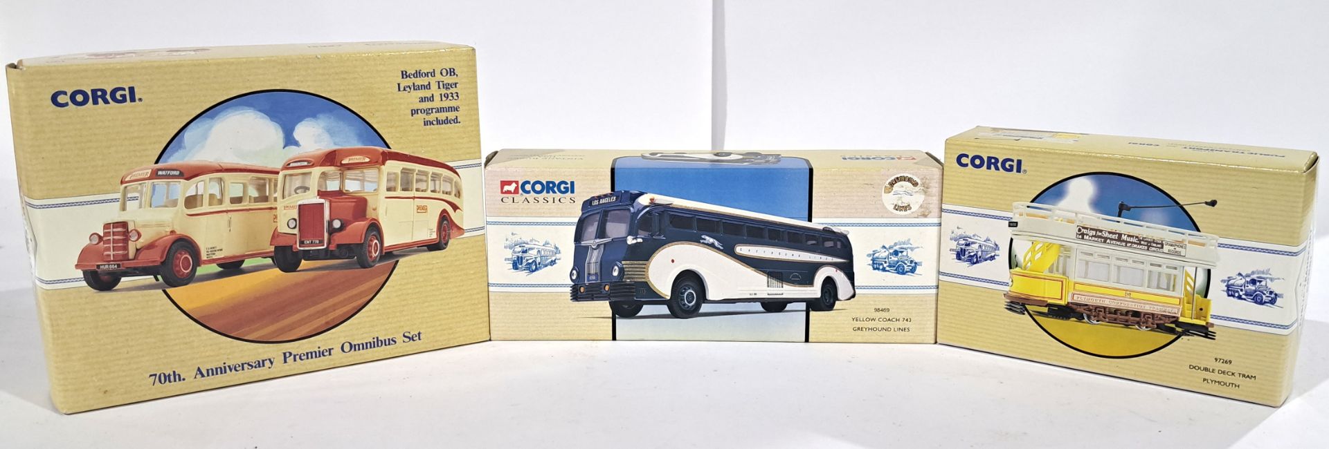 Corgi, a boxed Bus and Tram group - Image 2 of 3