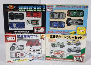 Tomy A Group Of Japanese Car Sets