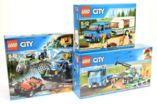 Lego City sets to include Dirt Road Pursuit 60172, Van & Caravan 60117, Harvester Transport 60223...
