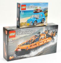 Lego Technic Rescue Hovercraft set 42120, Lego Creator Mini Volkswagen Beetle
