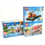 Lego City sets to include Super Pack 3 in 1 60207, 60239, 60212, Snow Groomer set 60222, Fire Lad...