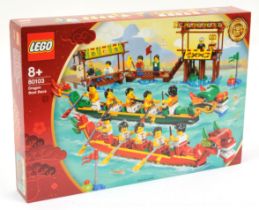 Lego 80103 Dragon Boat Race, within Near Mint sealed packaging.