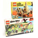 Lego sets to include The Lone Ranger Comanche Camp set number 79107, Angry birds the movie Bird I...