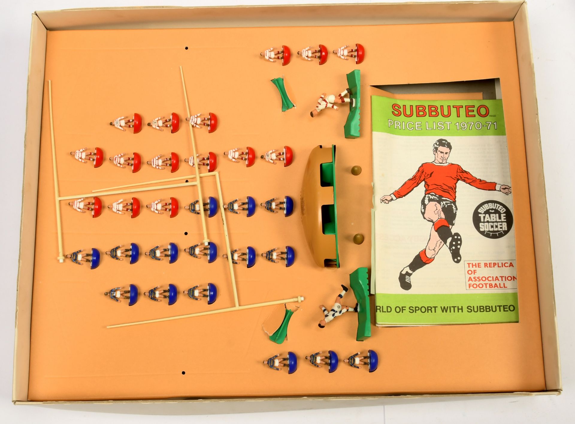 Subbuteo International Edition Table Rugby Boxed game with original Rugby Balls - appears complet... - Bild 2 aus 2
