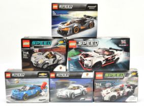 Lego Speed Champion group (1) 76896 Nissan GT-R Nismo (2) 75872 Audi R18 (3) 75891 Chevrolet Cama...