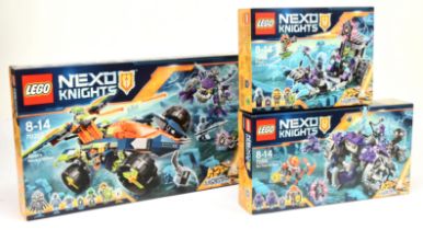 Lego Nexo Knights sets to include Ruina's Lock & Roller 70349, The Three Brothers 70350, Aaron's ...