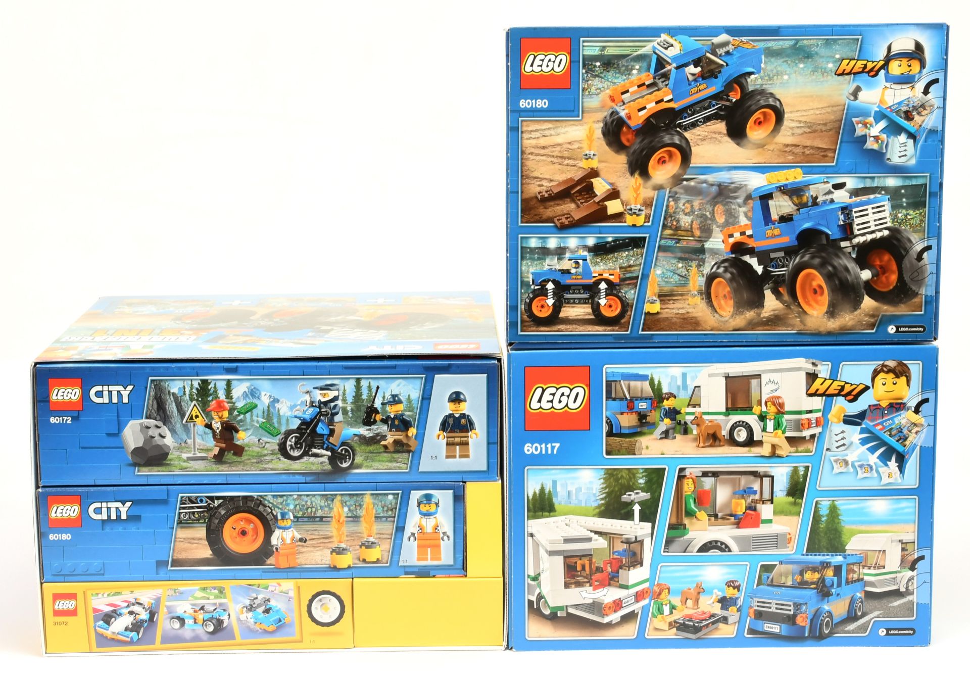 Lego City sets to include 3 in 1 Super Pack 31072, 60180, 60172, Monster Truck set 60180, Van and... - Bild 2 aus 2