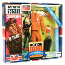 Hasbro Action Man 40th Anniversary AM048 Nostalgic collection comprising Action Man Talking Comma...