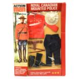 Palitoy Action Man Vintage 64150 Royal Canadian Mounted Police, comprising Jacket, Trousers, Belt...