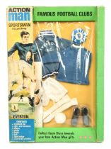 Palitoy Action Man Vintage Sportsman 34814 Everton Famous Football Clubs, comprising Tracksuit To...