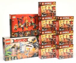 Lego Ninjago sets to include monastery Training 70680 x 7, Manta Ray Bomber 70609, Throne Room Sh...
