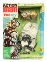 Palitoy Action Man Vintage 34506 Deep Sea Diver, comprising Fabric Suit Suit, Diving Helmet, Weig...