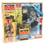 Hasbro Action Man 40th Anniversary AM046 Nostalgic collection comprising Action Man Cowboy and Un...