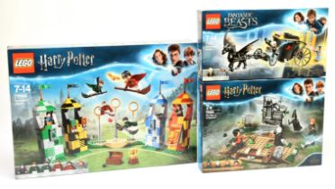 Lego Harry potter sets Quidditch match 75956, The Rise Of Voldemort 75965 , Lego Fantastic beasts...