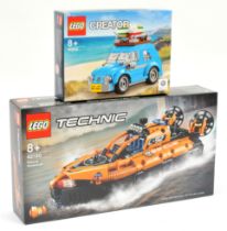 Lego Technic Rescue Hovercraft set 42120, Lego Creator Mini Volkswagen Beetle