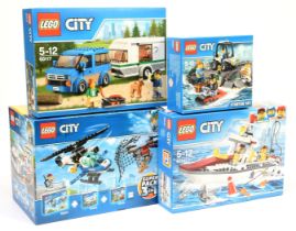 Lego city sets to include Super pack 3 in 1 60212, 60239, 60207, Fishing Boat 60147, Van & Carava...