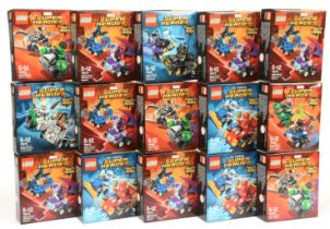 Lego Super Hero Mighty Micro sets to include Wolverine vs Magneto 76073 x 6, Batman vs Catwoman 7...