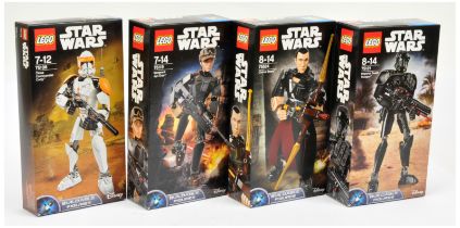 Lego Star Wars Buildable Figures x 4