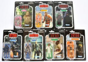 Hasbro Star Wars The Vintage Collection 3 3/4" figures x 7