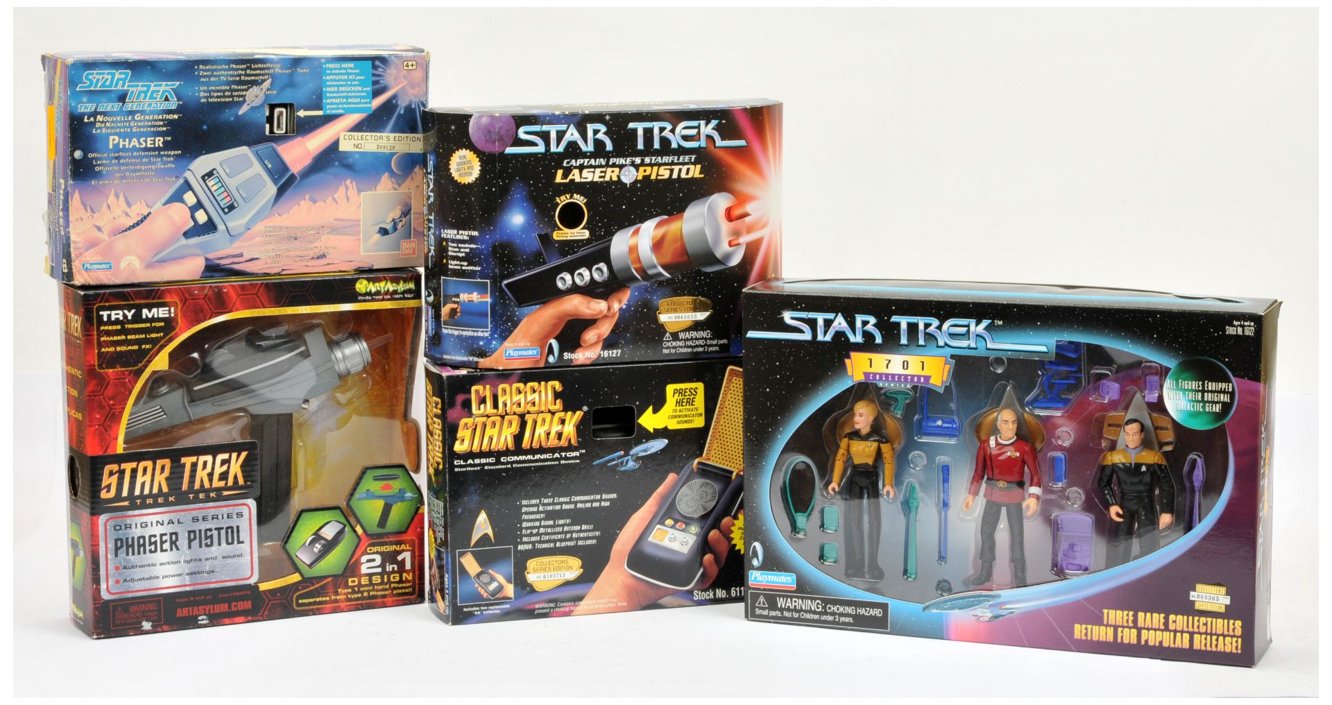 Star Trek related collectables x 5