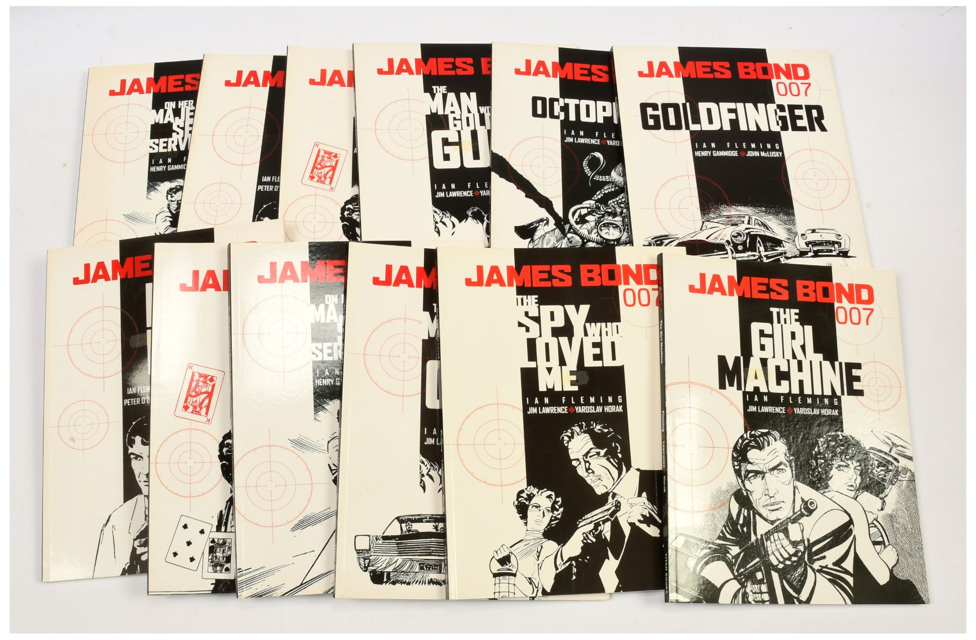 Titan Books James Bond 007 graphic novels x 12