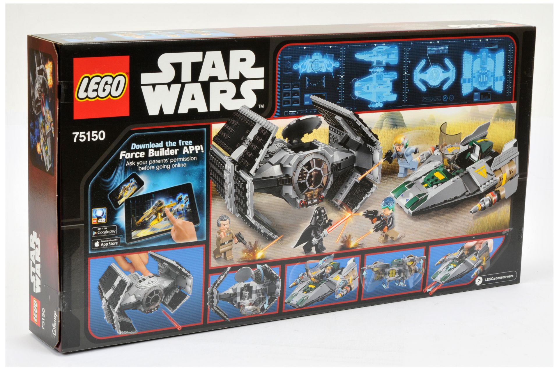 Lego Star Wars Rebels Vader's TIE Advanced vs. A-Wing Starfighter - Image 2 of 2